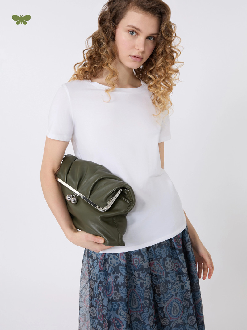 MULTIB Basic cotton jersey T-shirt - WHITE 5