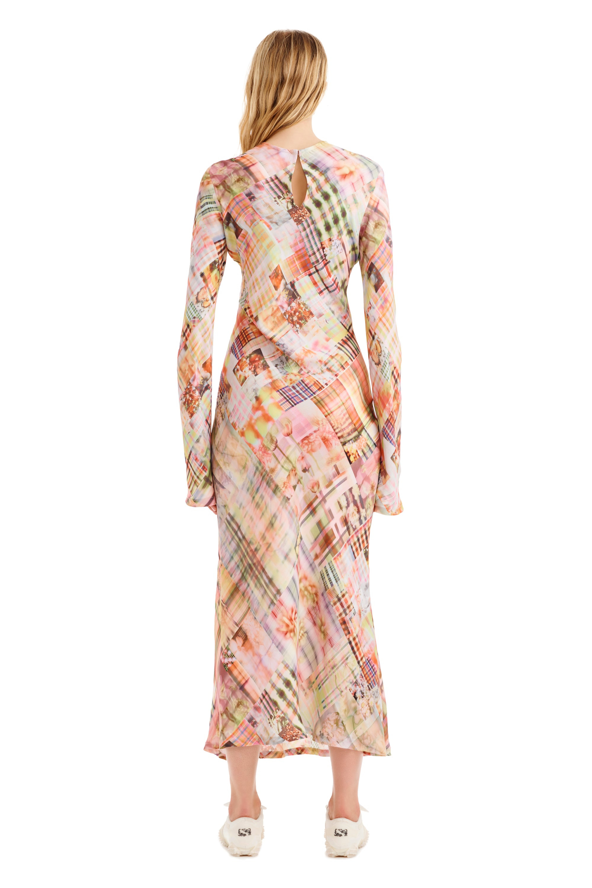 MULTI PLAID YURI DRESS - 6