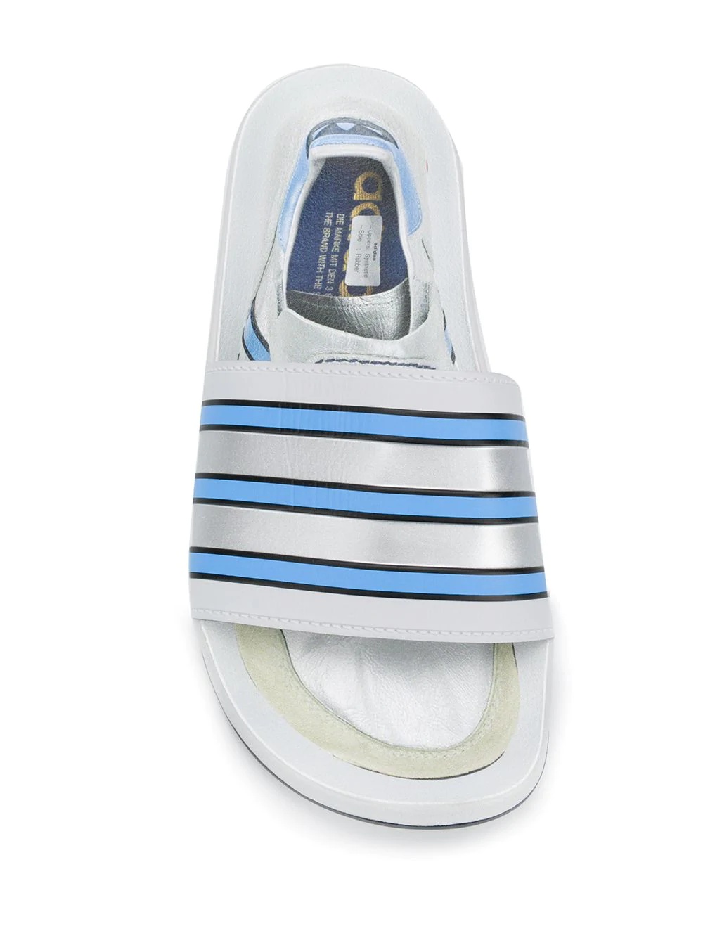 Adilette stripe sliders - 4