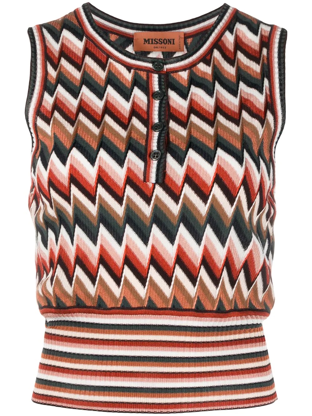 geometric print jumper - 1