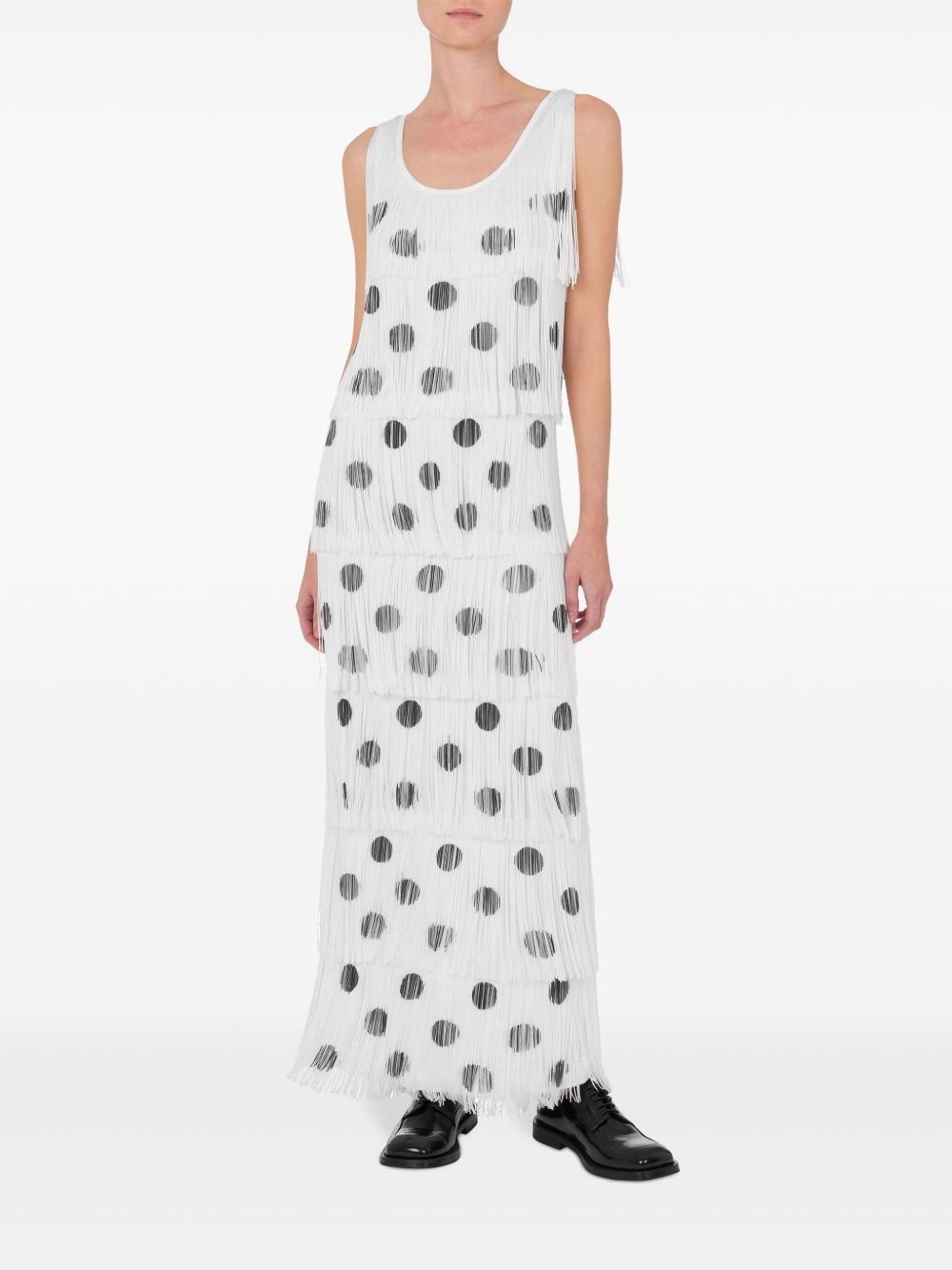 fringed maxi dress - 2