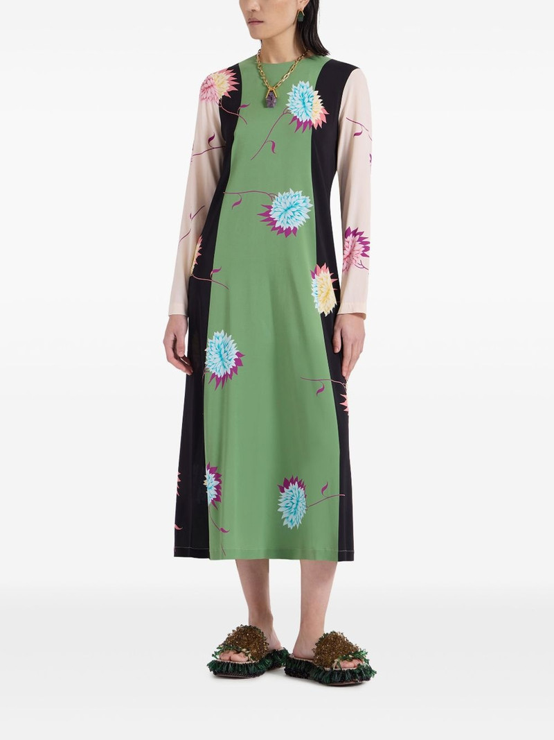 La DoubleJ long-sleeve swing dress outlook