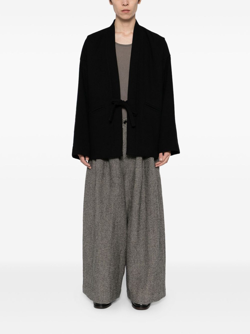 UMA WANG houndstooth-pattern trousers outlook