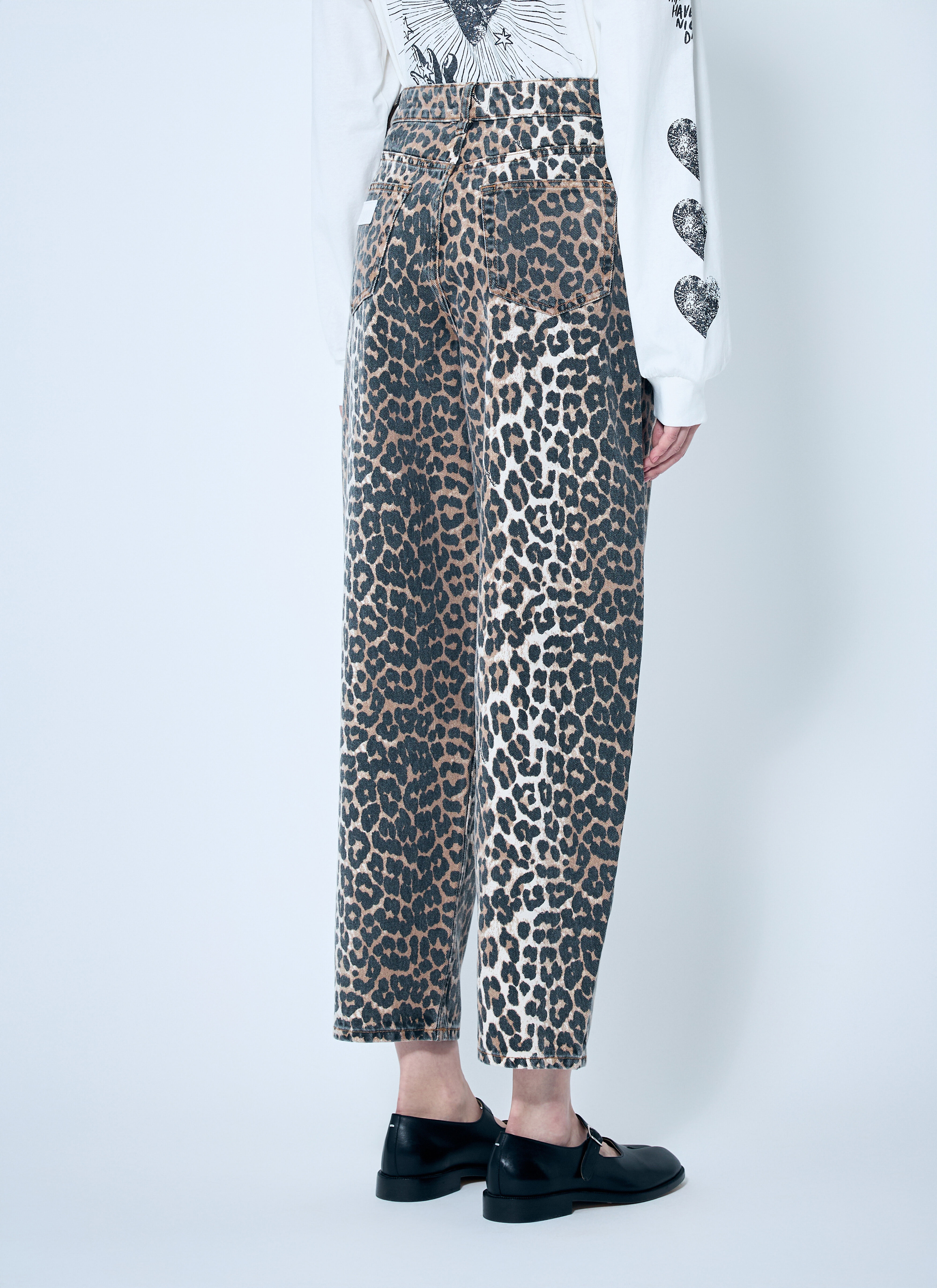Leopard Stary Jeans - 4