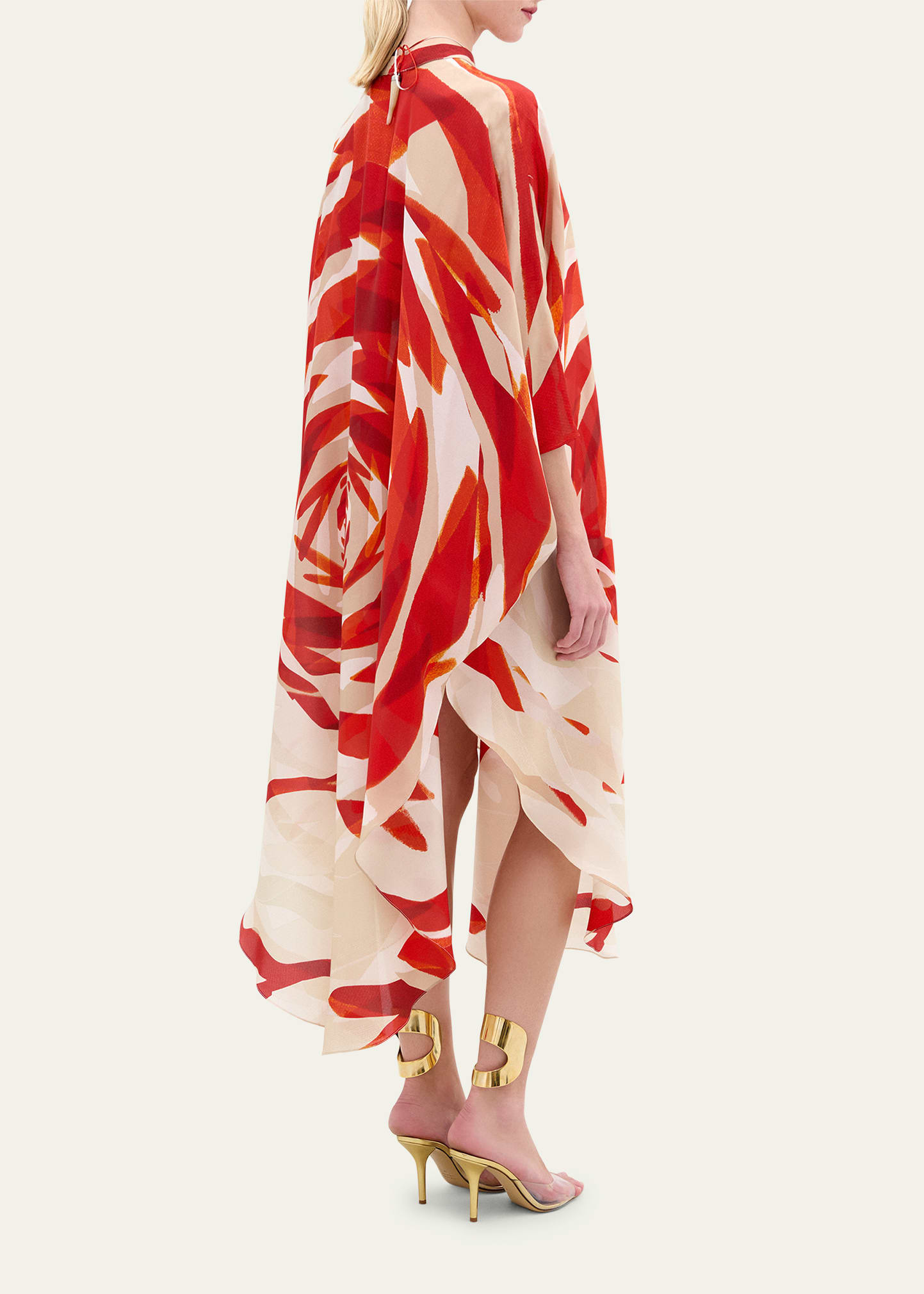 Elea Abstract Silk Tunic - 3