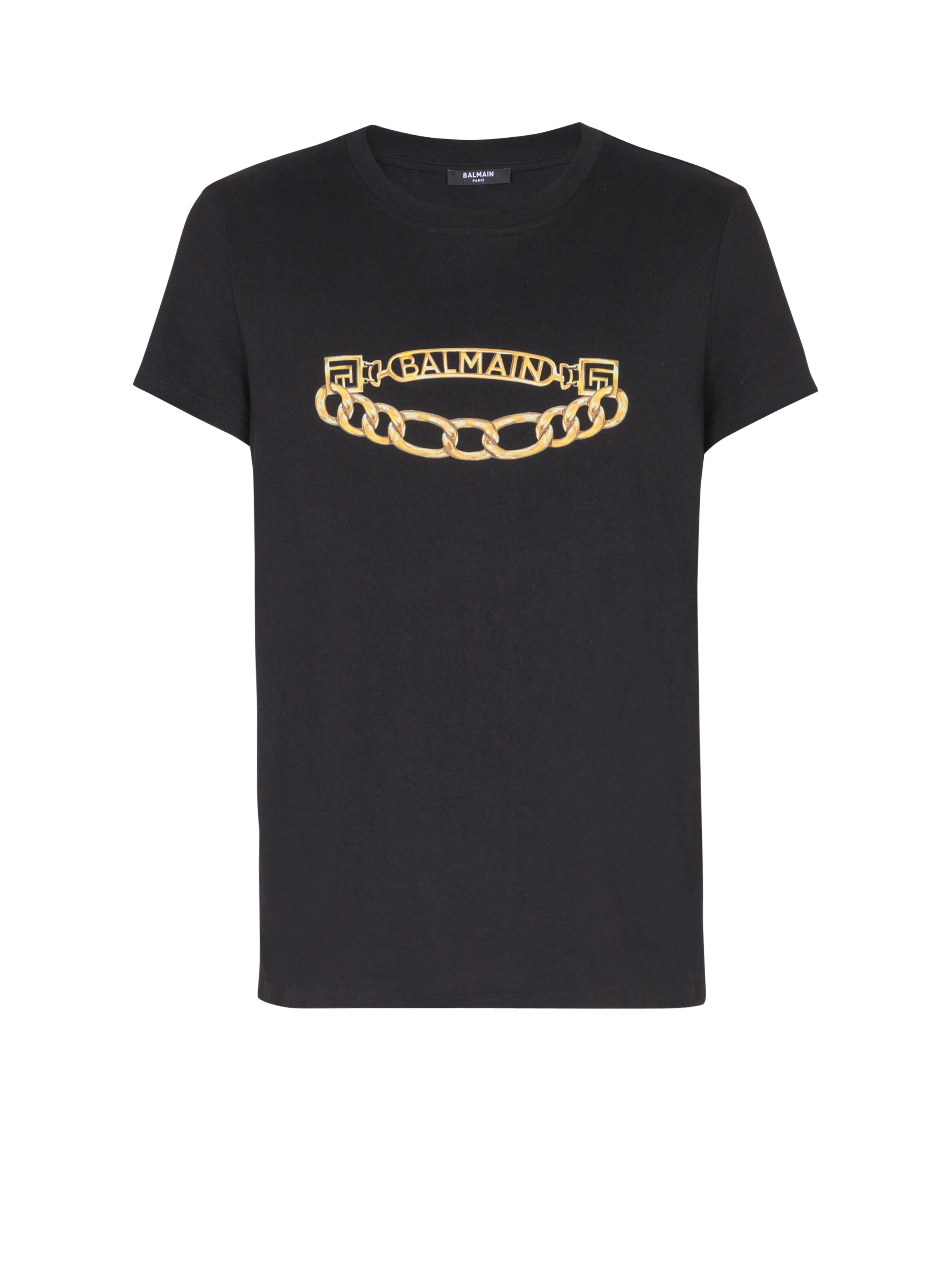 Balmain Chaînes Logo printed T-shirt - 1