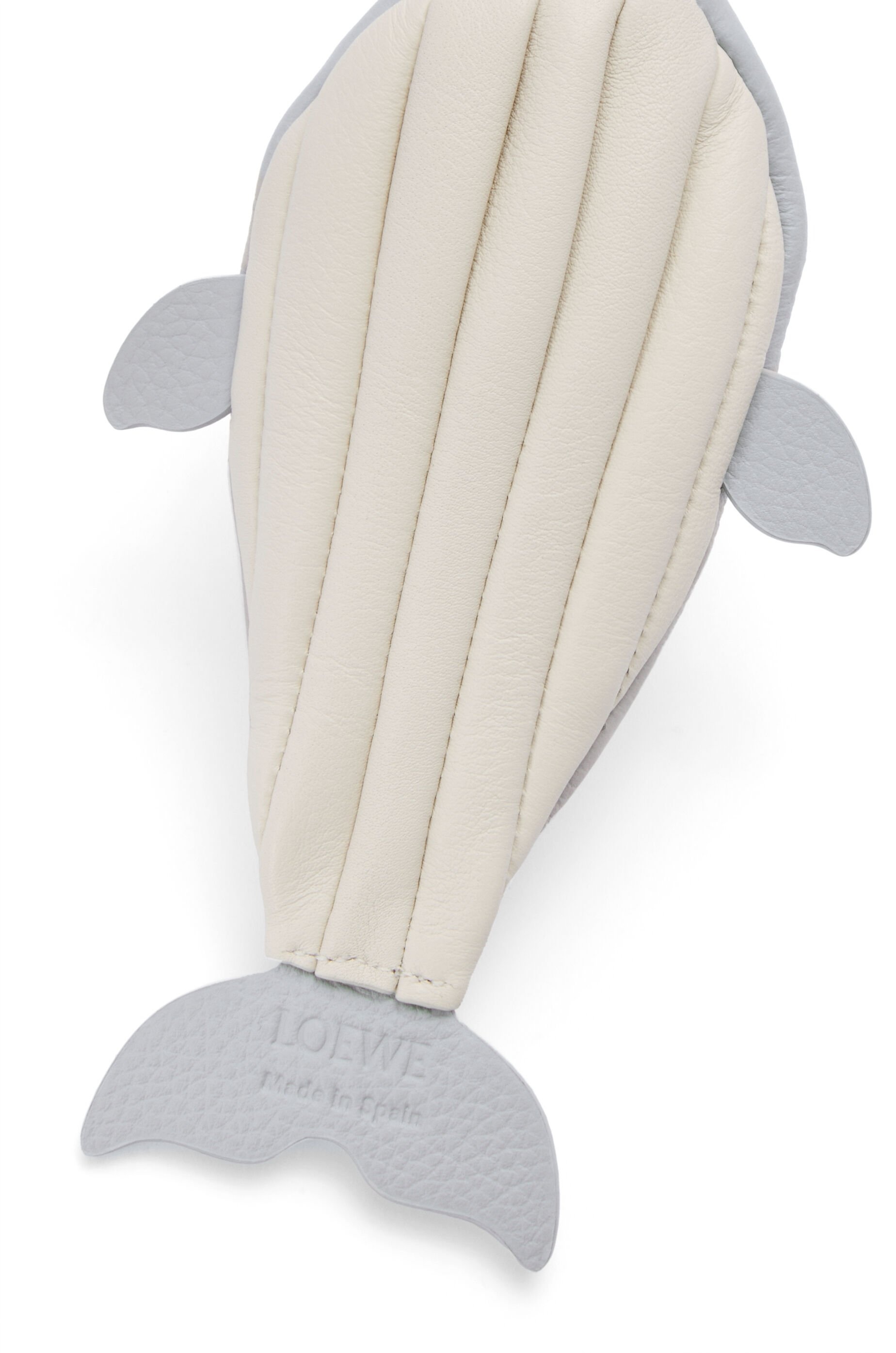 Whale coin purse charm in classic calfskin - 4