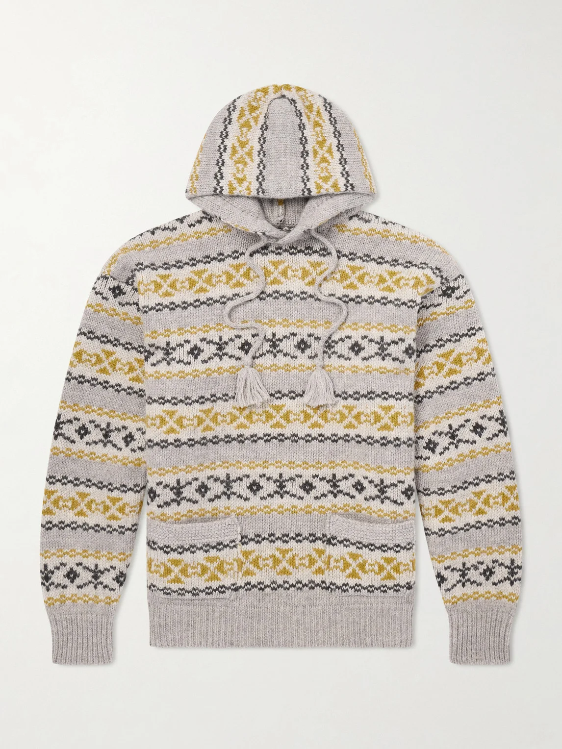Yellowknife Fair Isle Wool Hoodie - 1