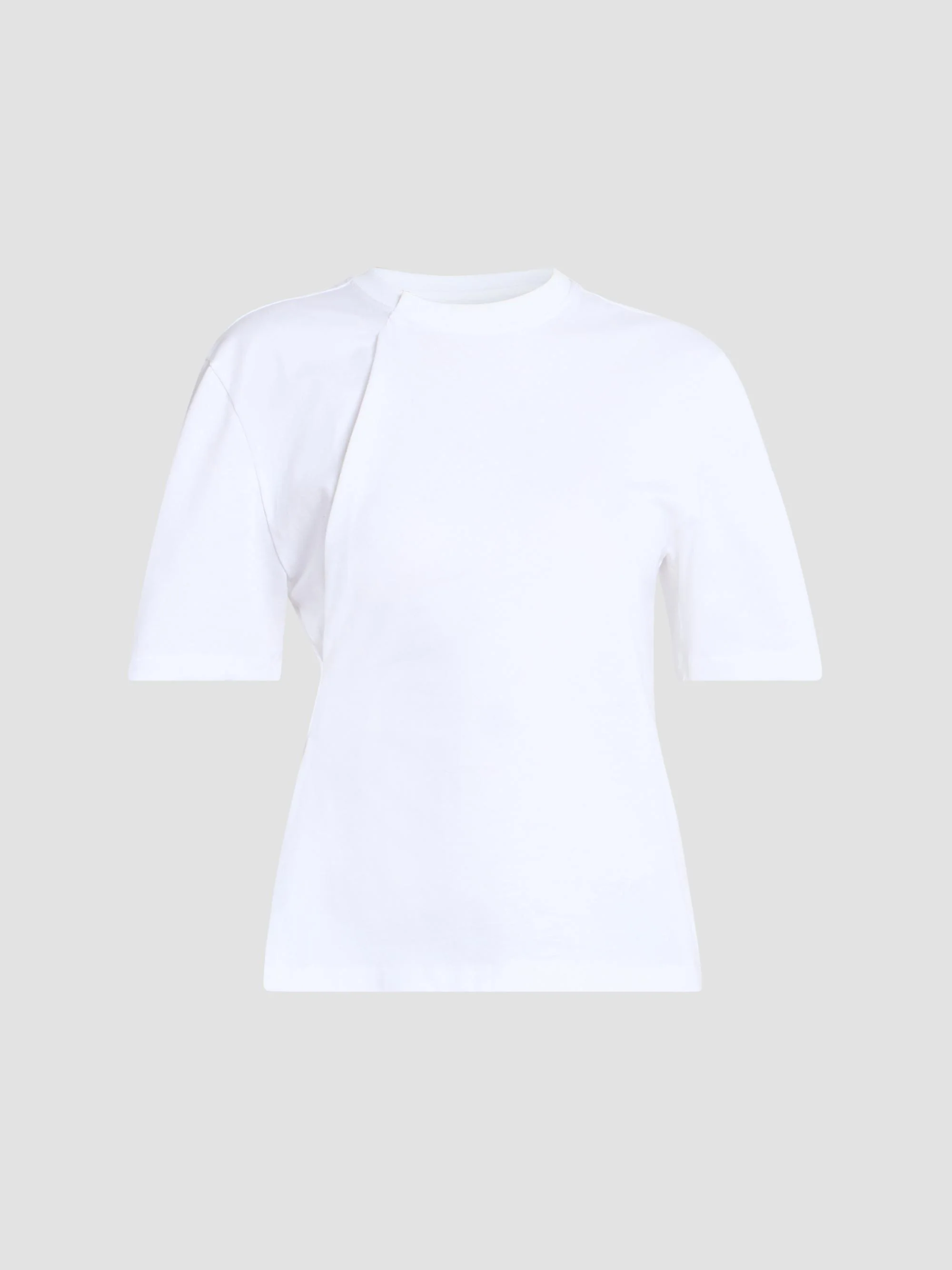 Women's Tilly Cotton Crewneck T-Shirt - White - 1