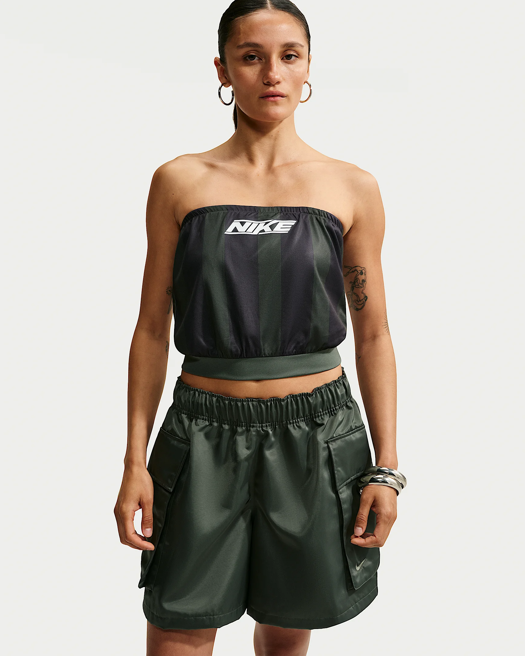 Nike Sportswear Women's Slim Striped Jersey Tube Top - 1