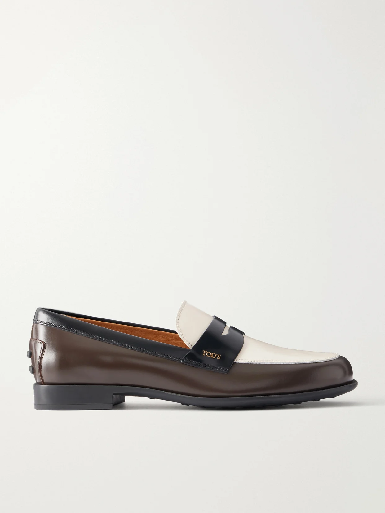 Logo-embossed Leather Loafers - 1