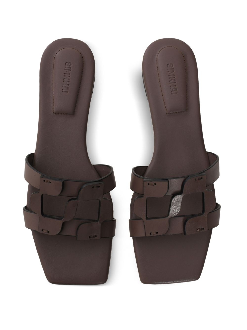 leather slides - 4