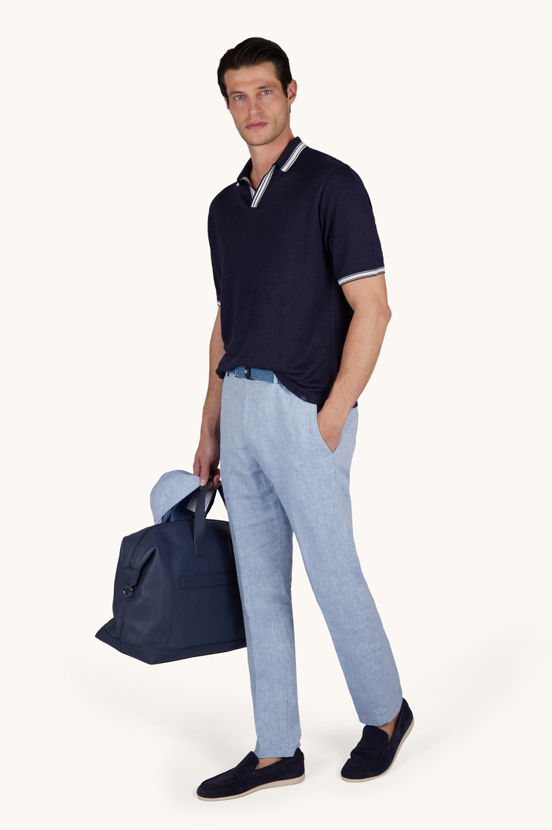 Paul & Shark LINEN CHINO PANTS WITH DRAWSTRING outlook
