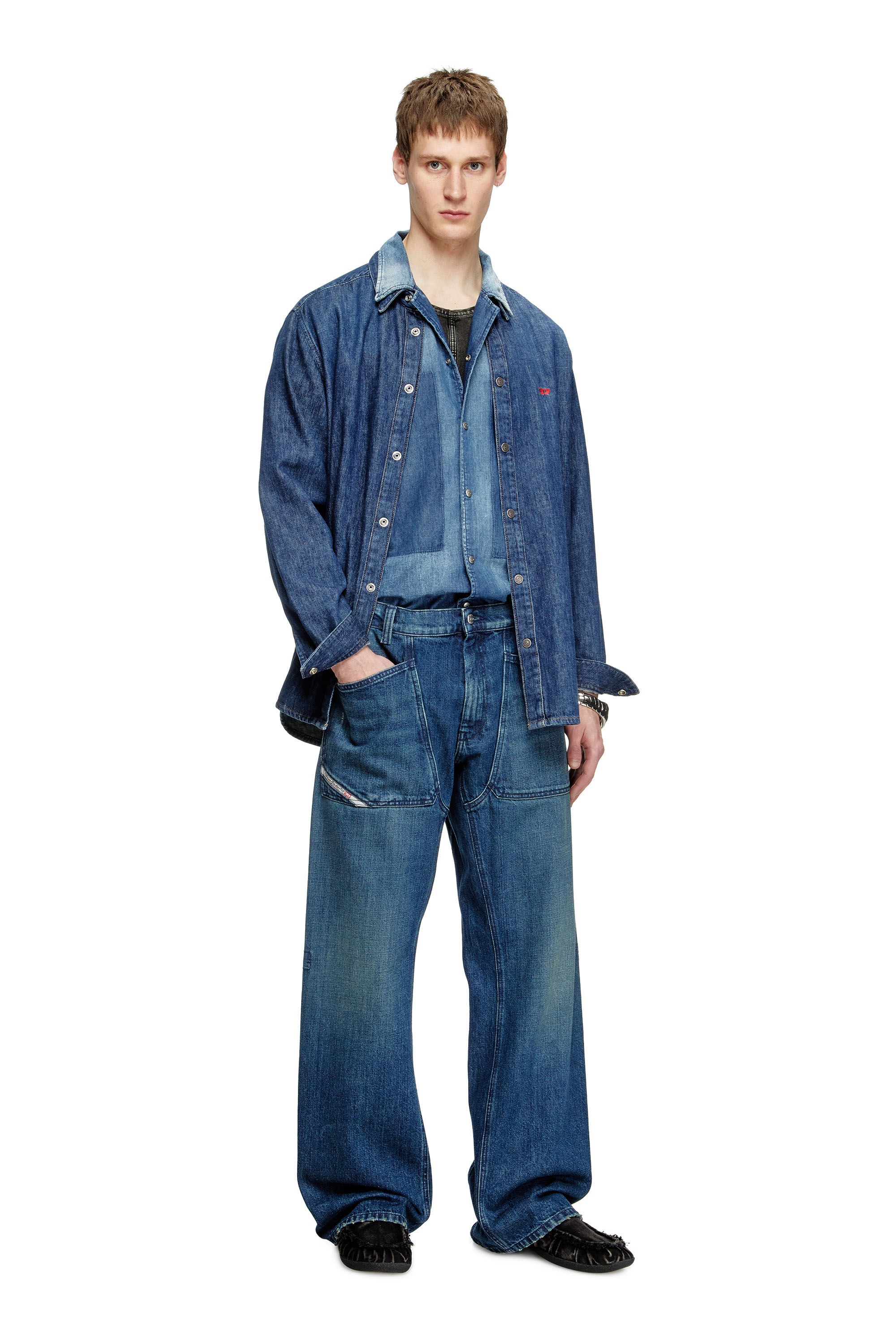 RELAXED JEANS D-ZETA 0DBDS - 2