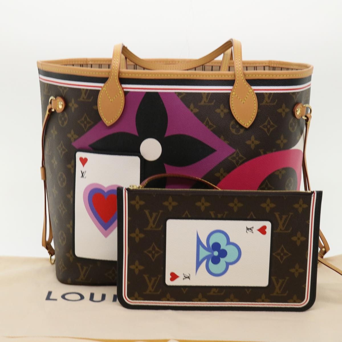 LOUIS VUITTON Monogram Game On Neverfull MM Tote Bag M57452 - 12