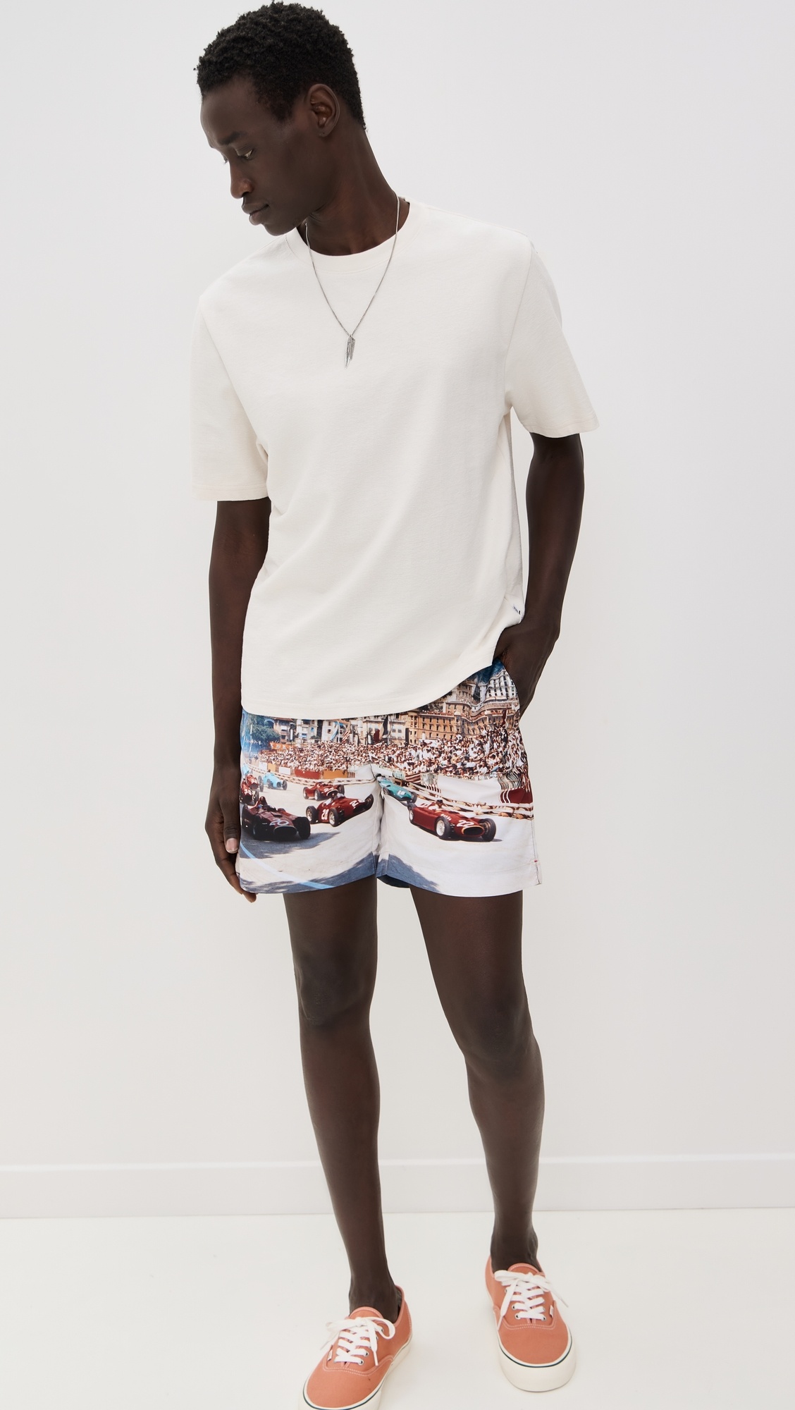 Bulldog Photographic Swim Shorts 5.5" - 4