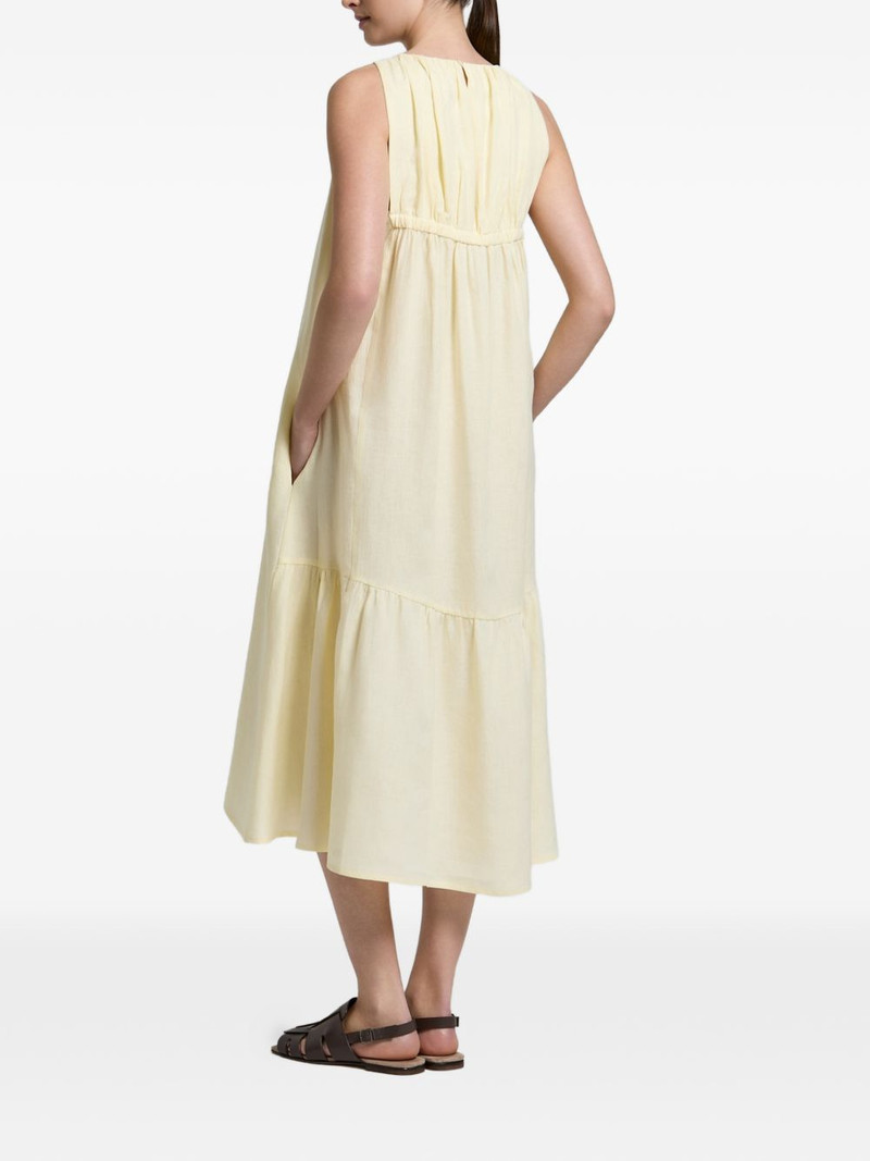linen sleeveless midi dress 4