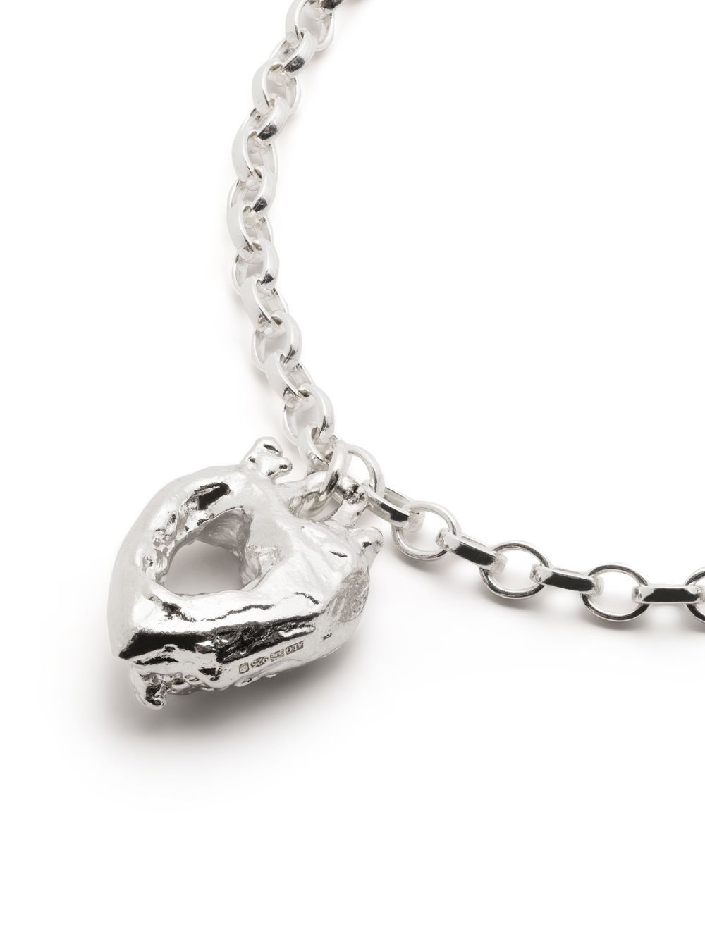 pendant silver-plated bracelet - 4