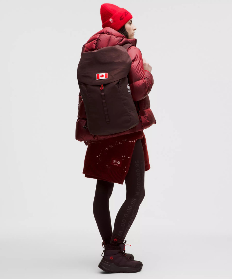 lululemon Team Canada Rolltop Backpack 45L *COC Logo outlook