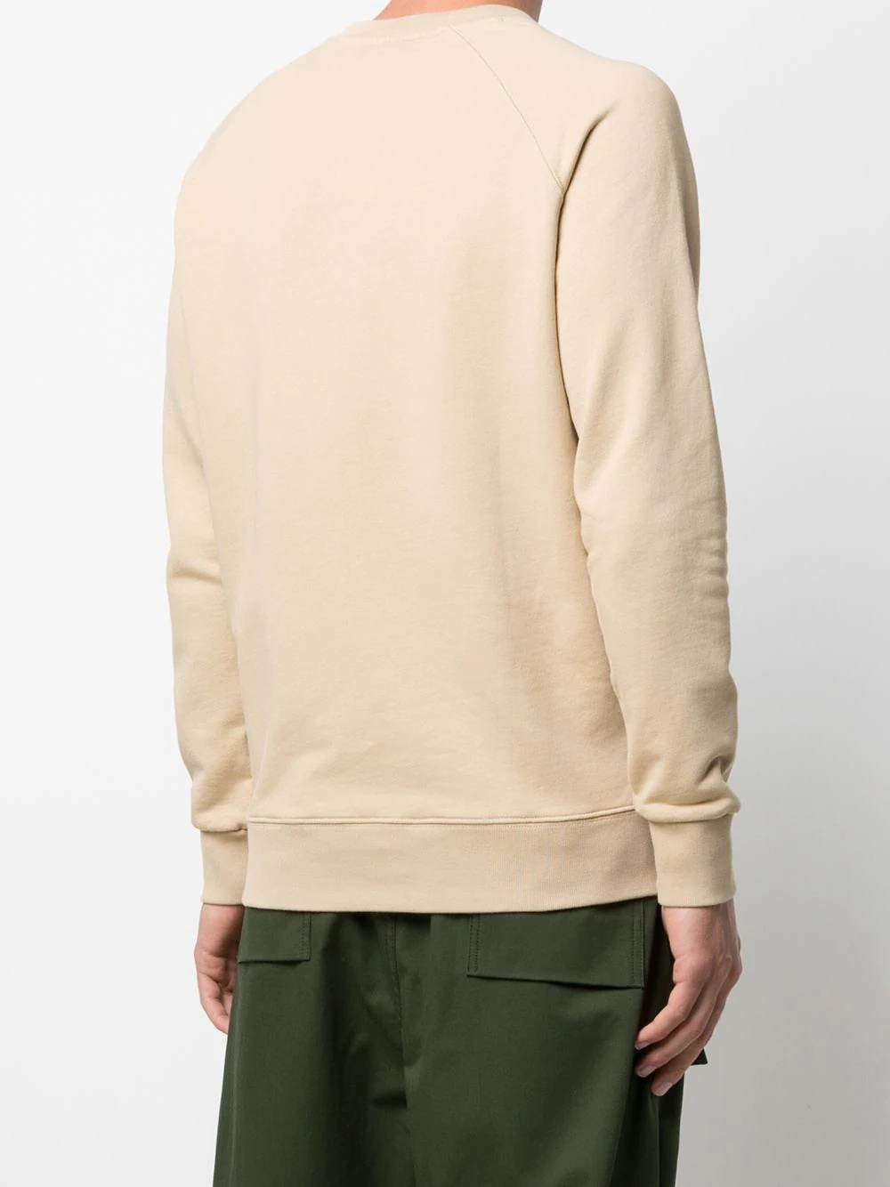 Fox-patch crew neck sweatshirt - 4