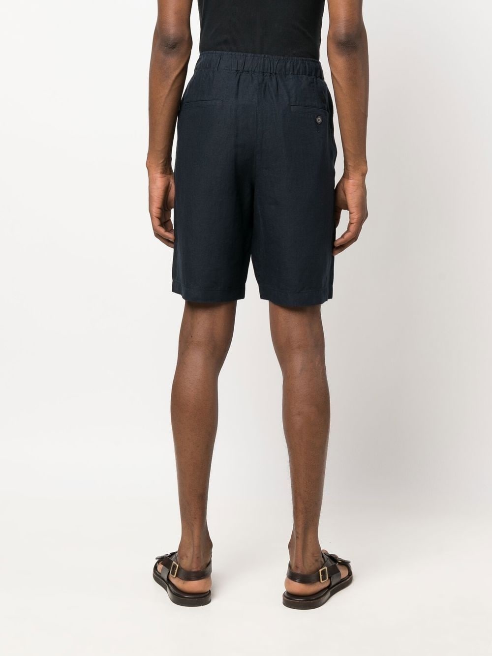 drawstring hemp shorts - 4