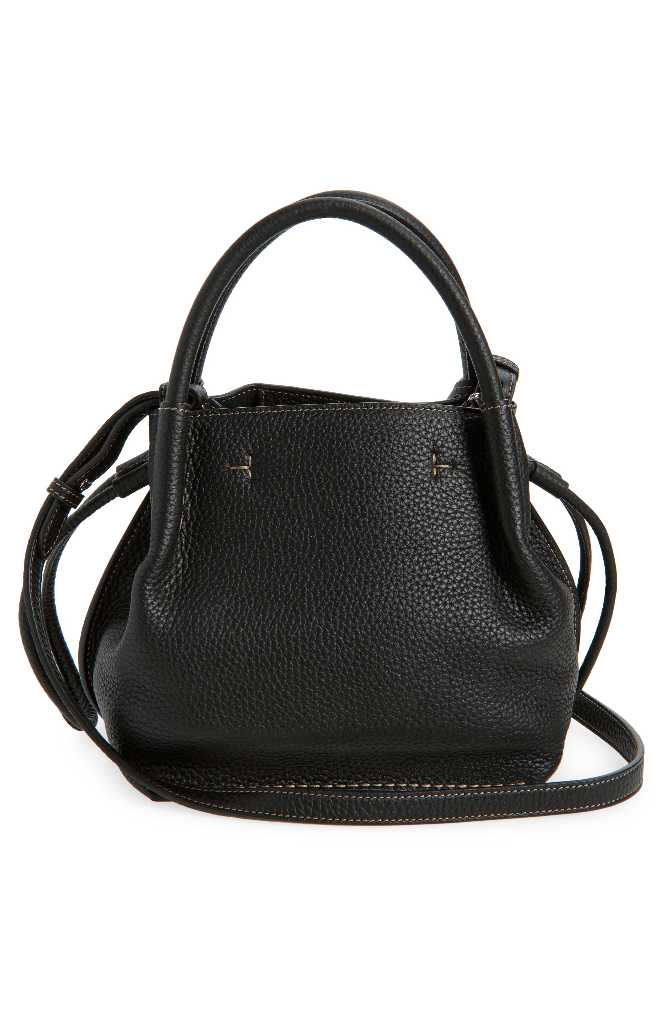 Tod's Small Buz Leather Bucket Bag in Nero at Nordstrom - 4