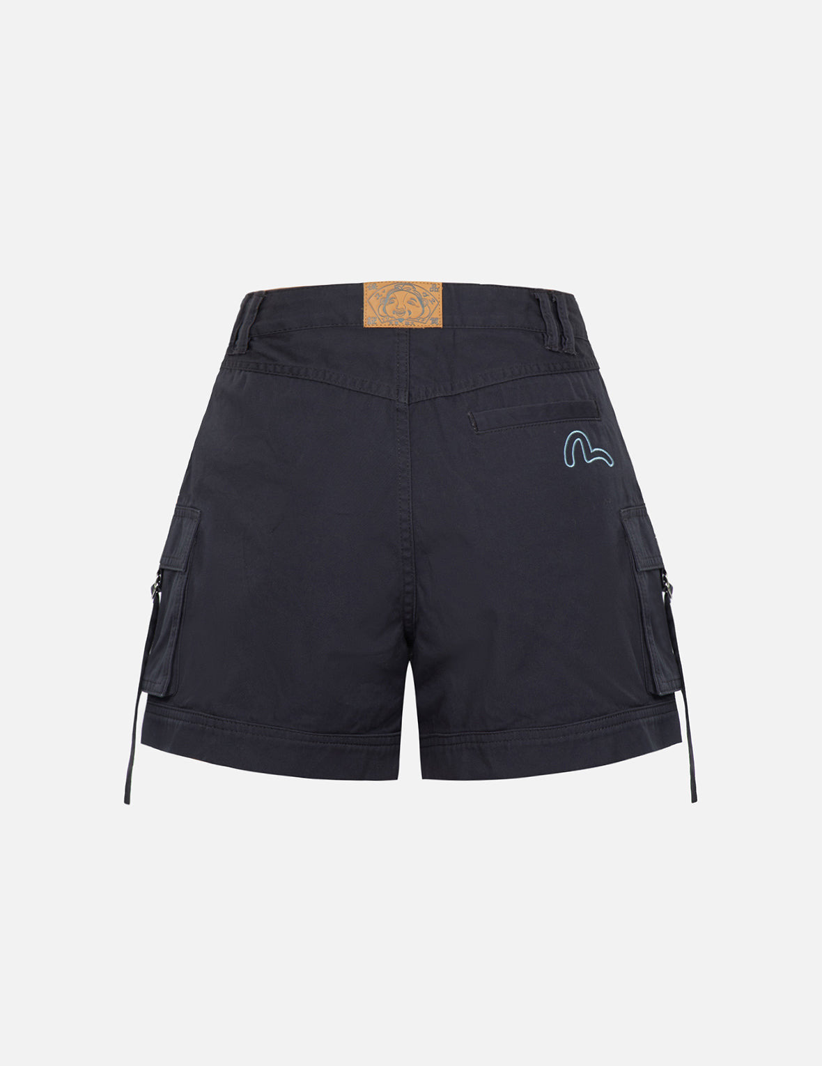 SEAGULL AND LOGO EMBROIDERY CARGO SHORTS - 2