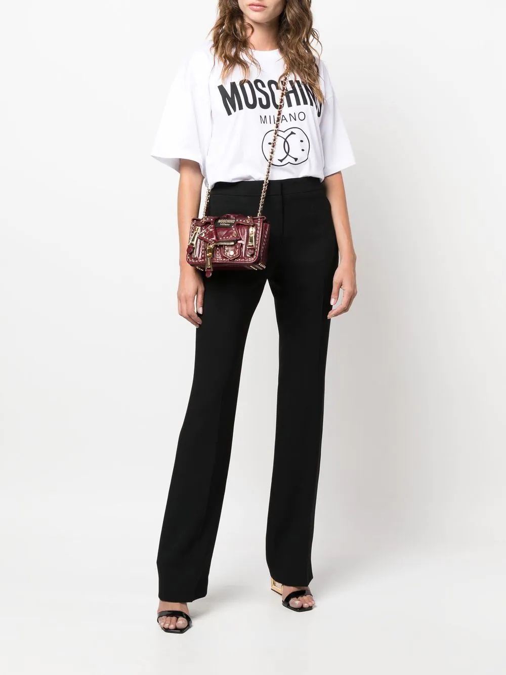 tailored straight-leg trousers - 2