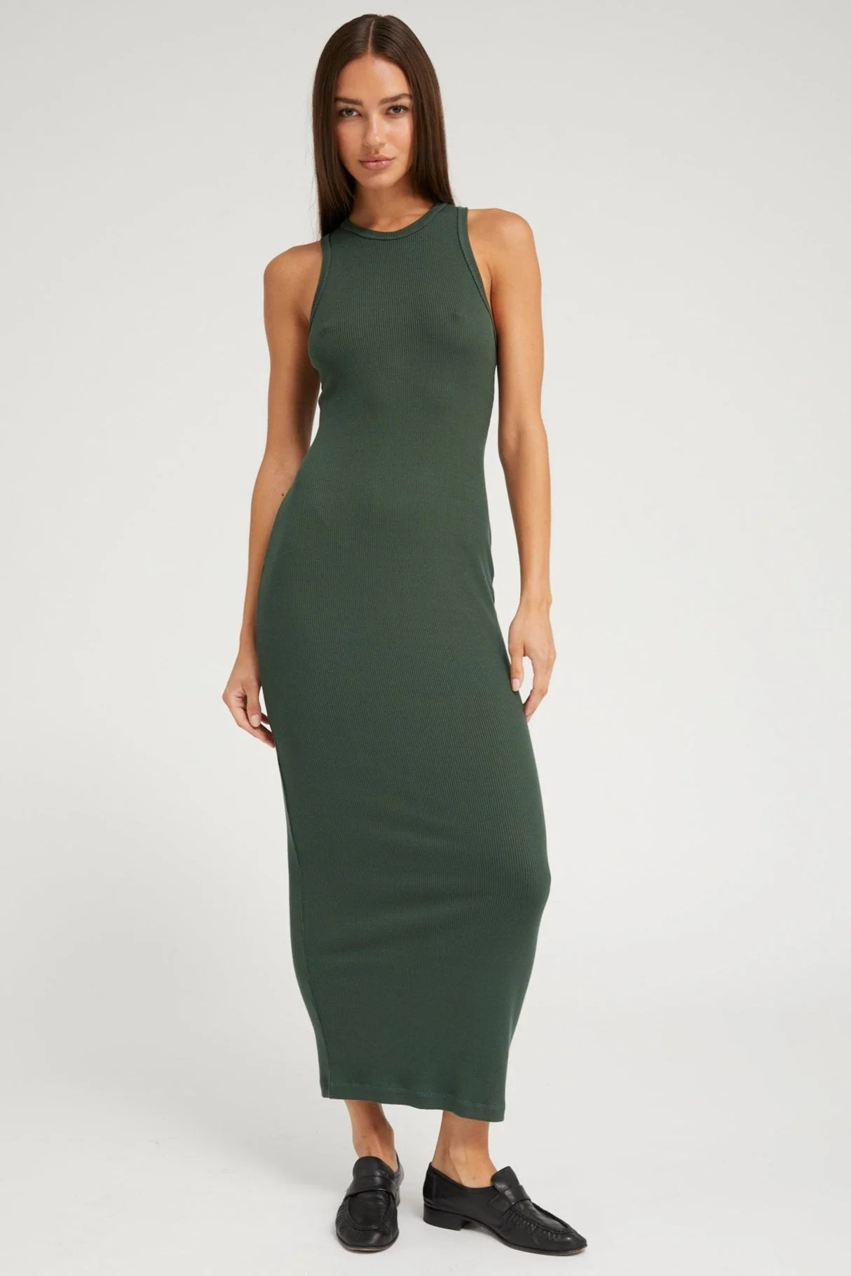 IVY RIB RACER MAXI DRESS - 1