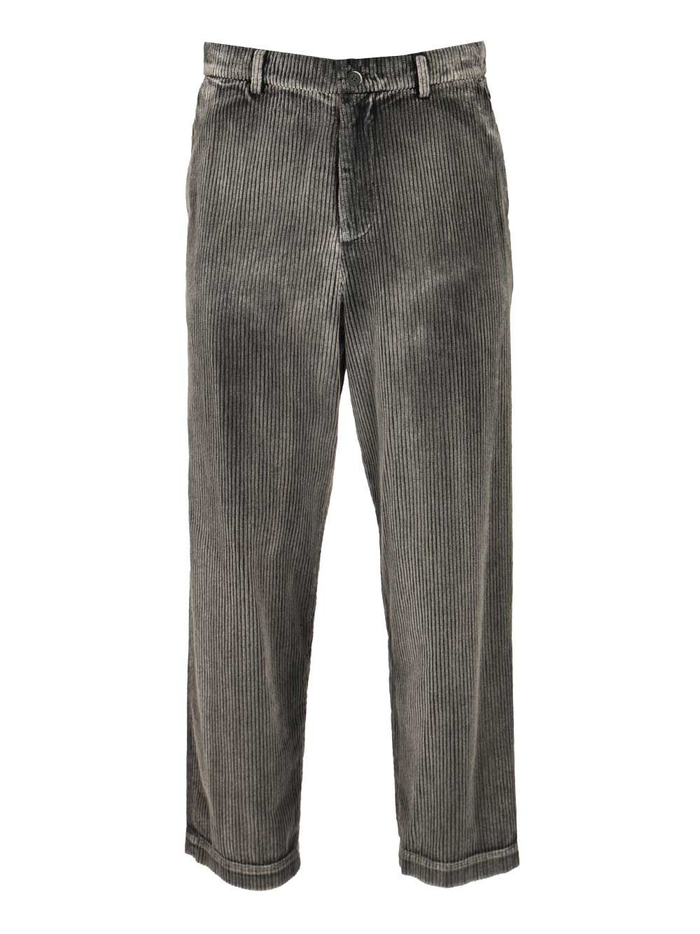 Pantalone Canasta Olsar 100 Cotone Trousers Black - 1