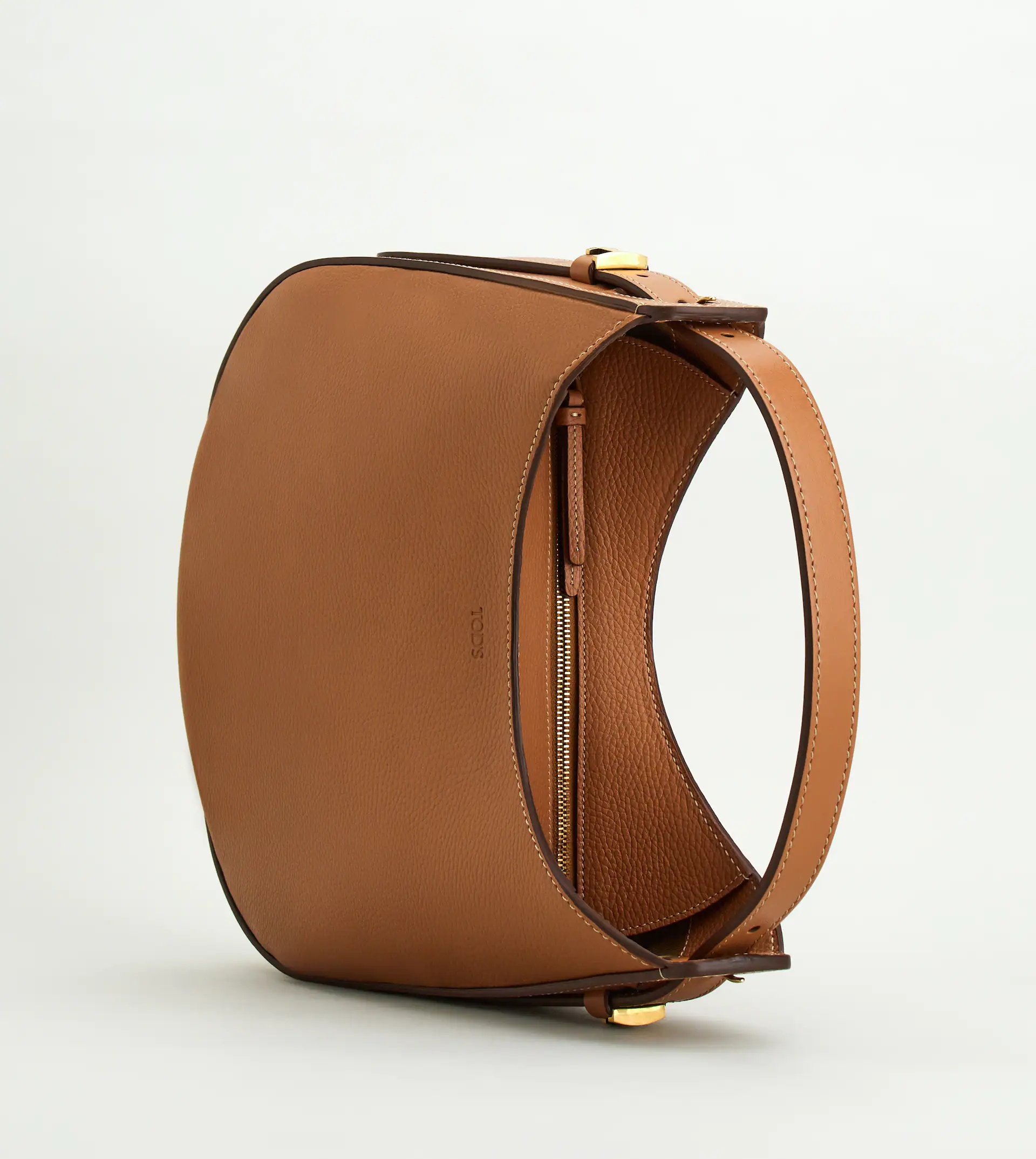 TOD'S OBOE BAG SMALL - BROWN - 4