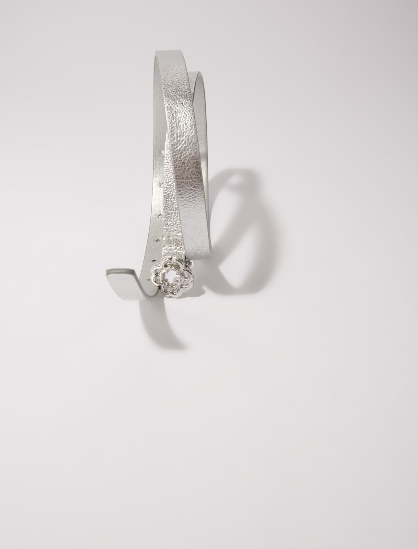 Slim belt with Clover buckle - 6