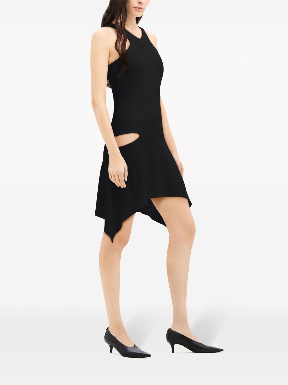 criss-cross jersey mini dress - 3