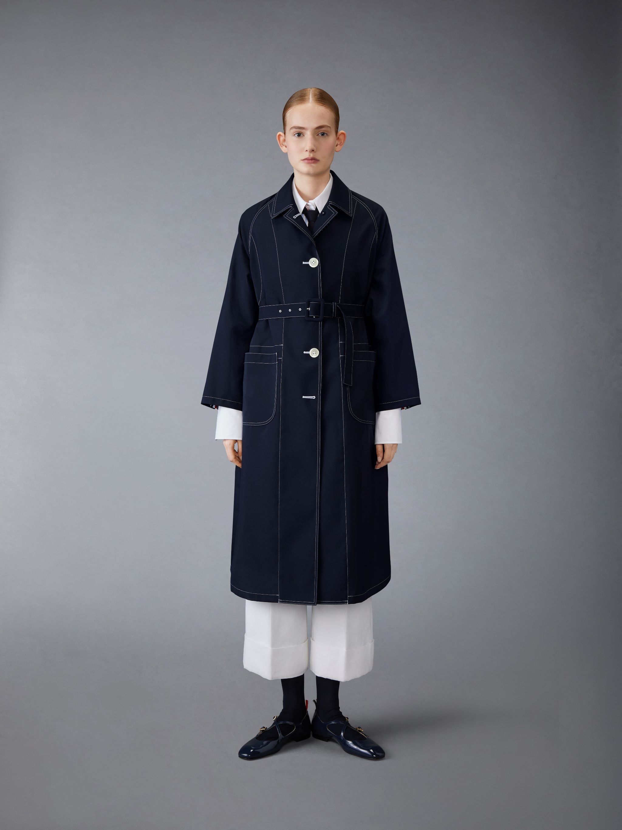 School Uniform Car Coat - 1