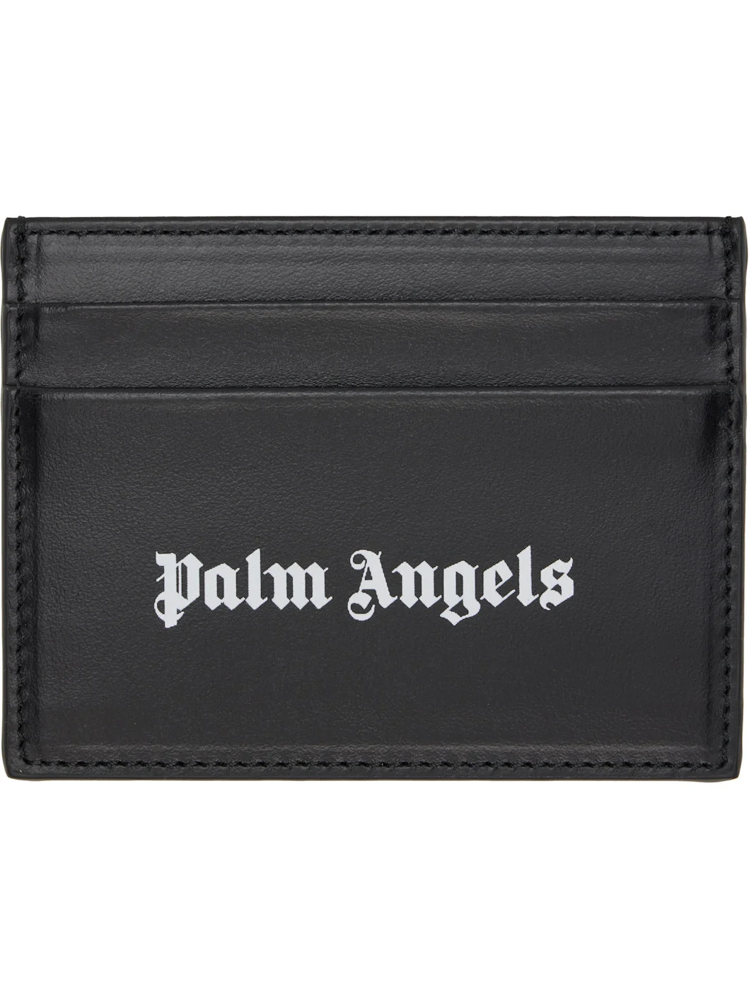 Black Classic Logo Card Holder - 1