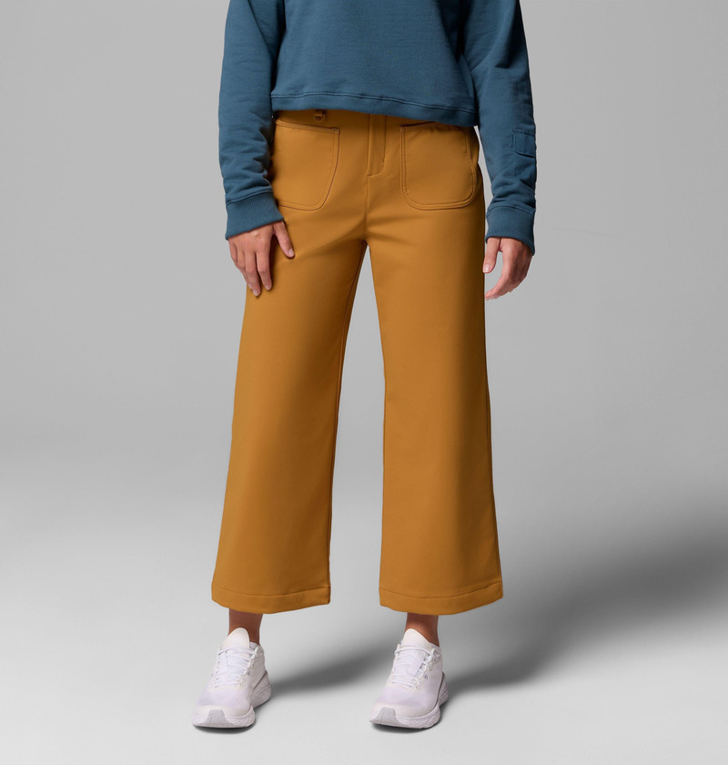 Women's High Cascades Wide Leg Softshell Pants 1