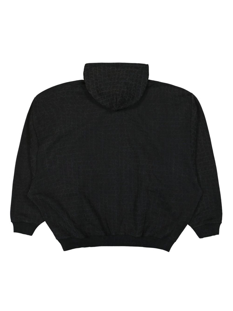 VETEMENTS monogram-print hoodie outlook