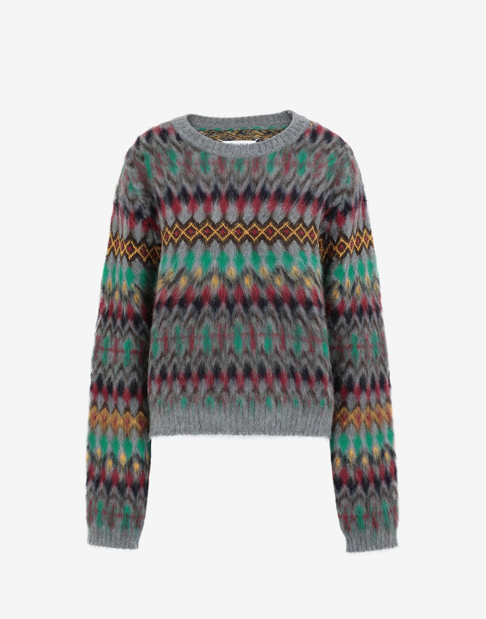 Blurred Fair Isle sweater - 1