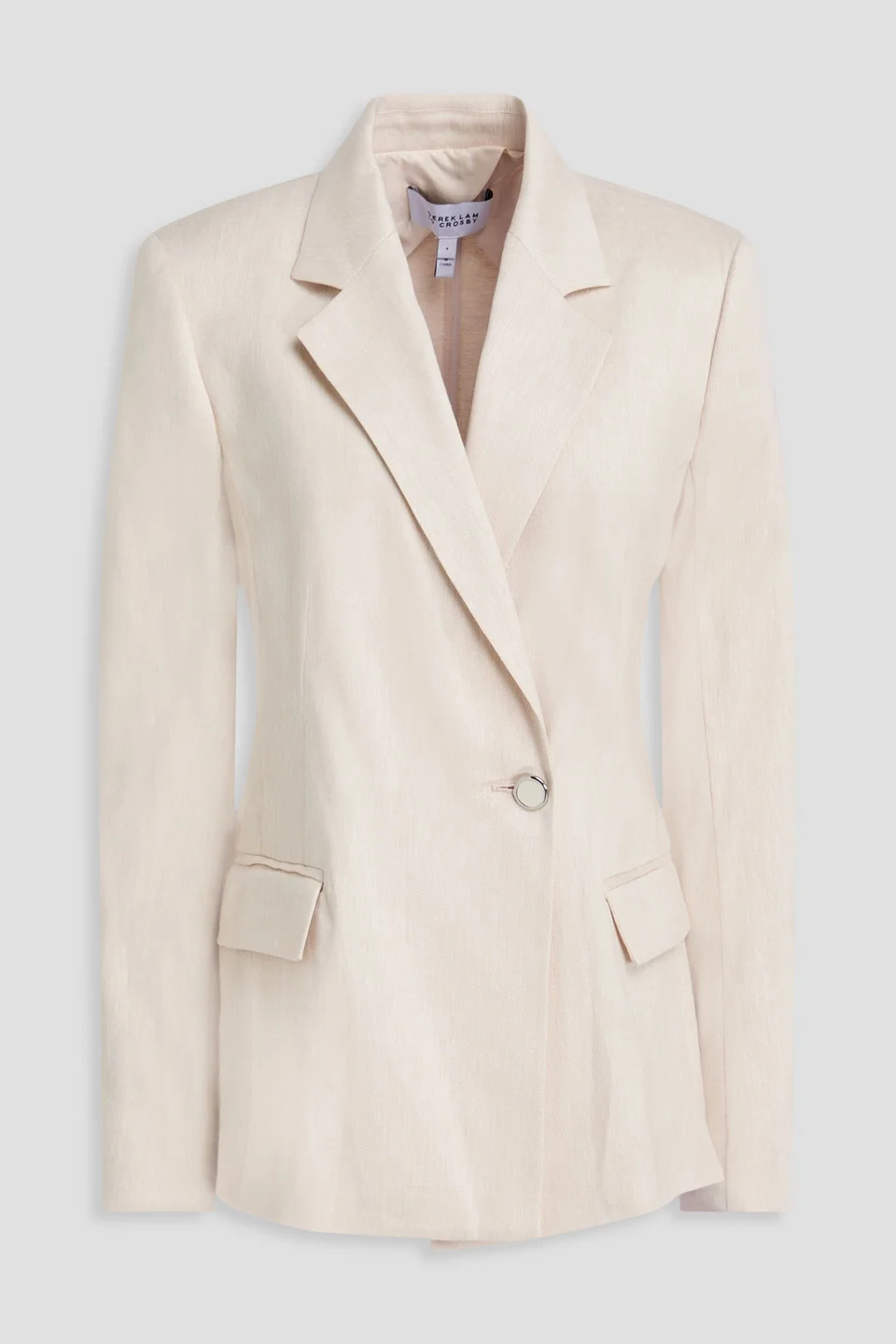 Mateo linen-blend twill blazer - 1