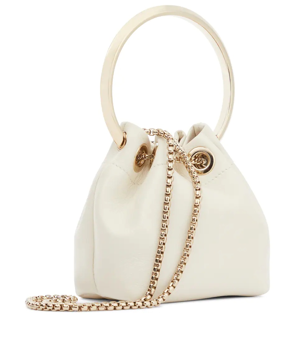 Bon Bon Micro leather bucket bag - 4