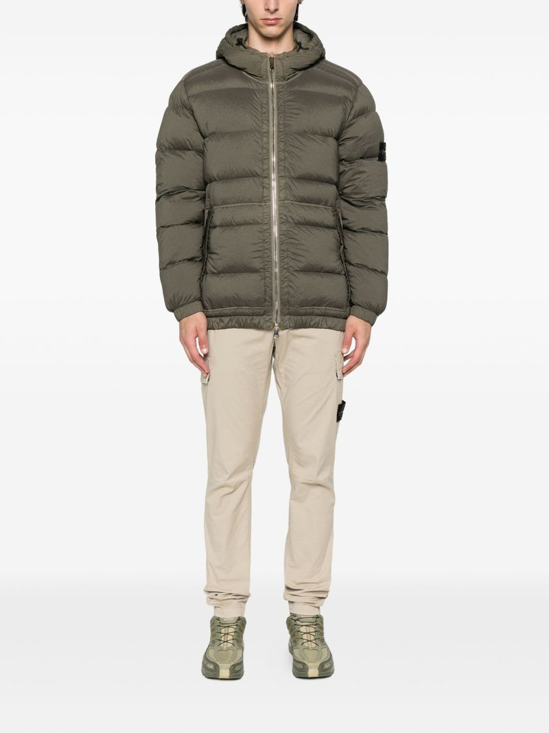 Stone Island hooded padded jacket outlook
