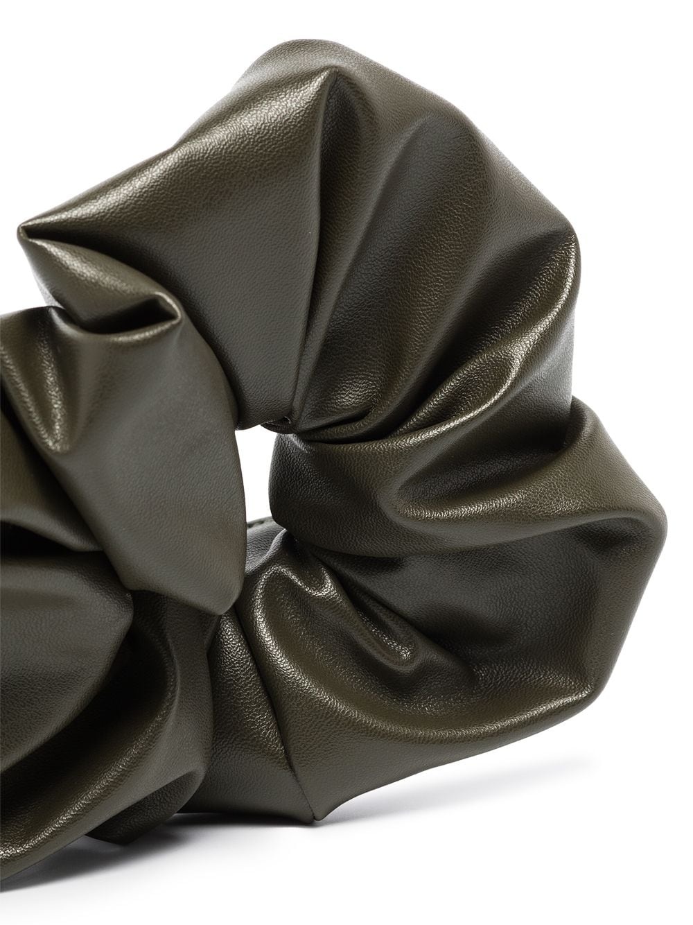 Janelle faux-leather scrunchie - 3