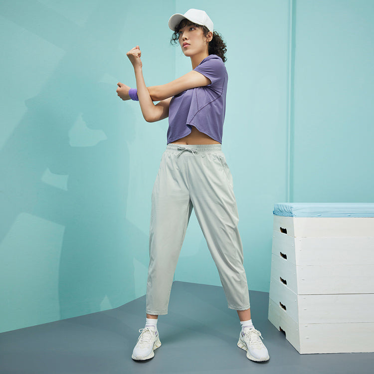 (WMNS) Reebok Sportswear Short Sleeve T-shirt 'Purple' 23RCS408WGP0 - 4