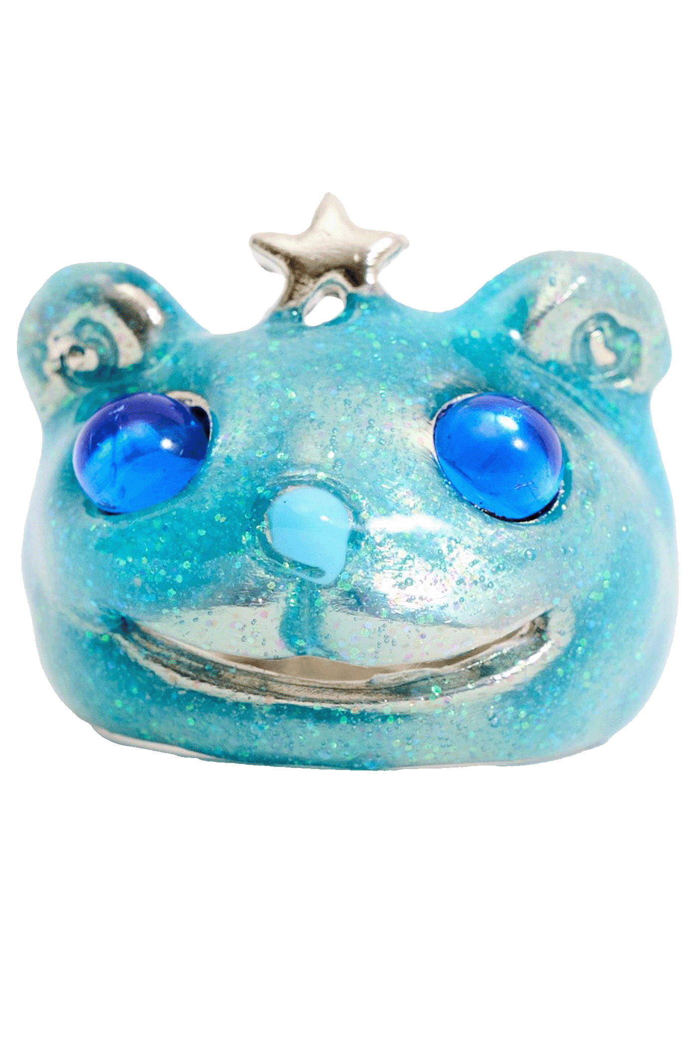 GLITTER SKY PRINCESS BEAR RING - 1