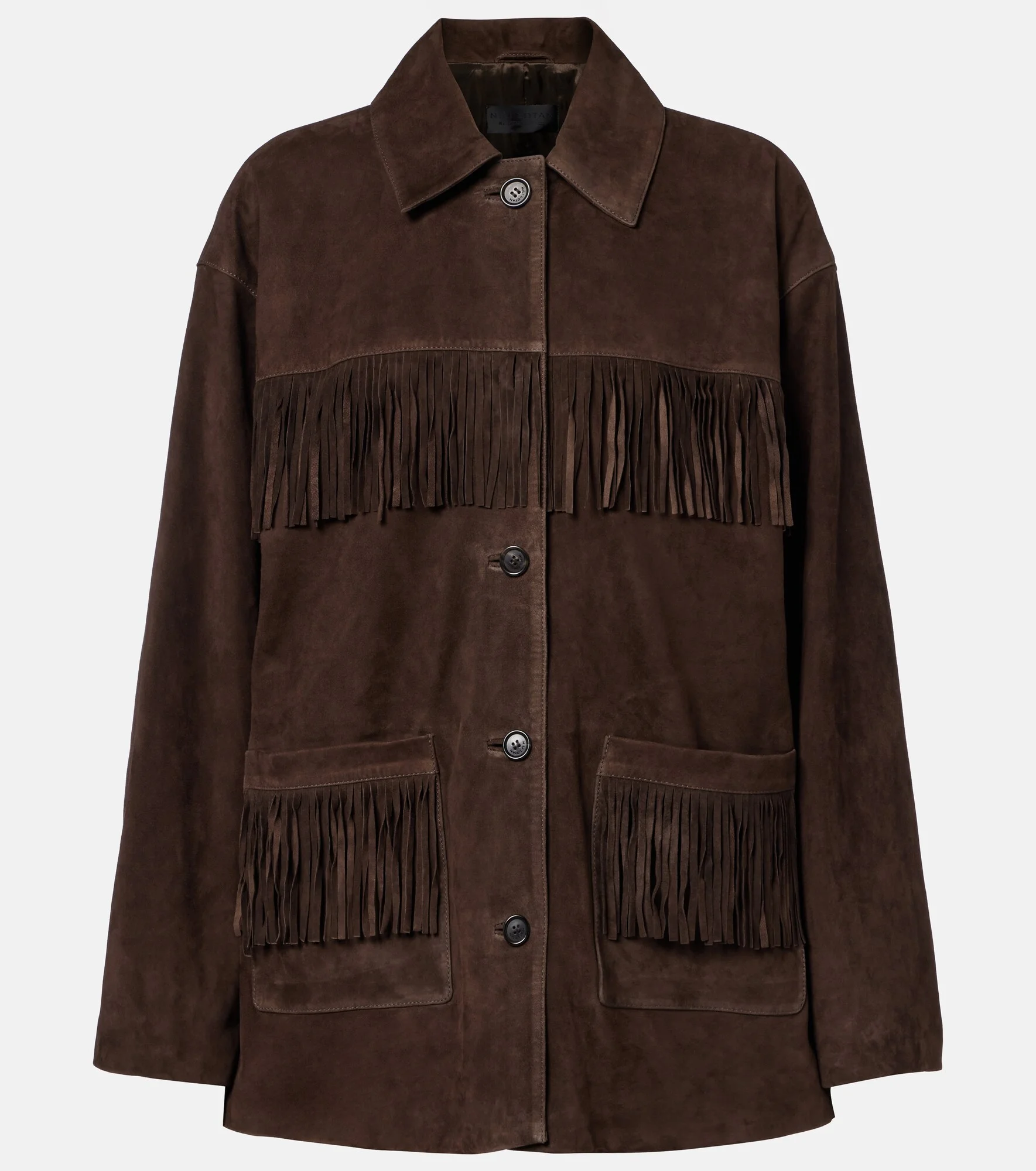 Foudre fringed suede jacket - 1