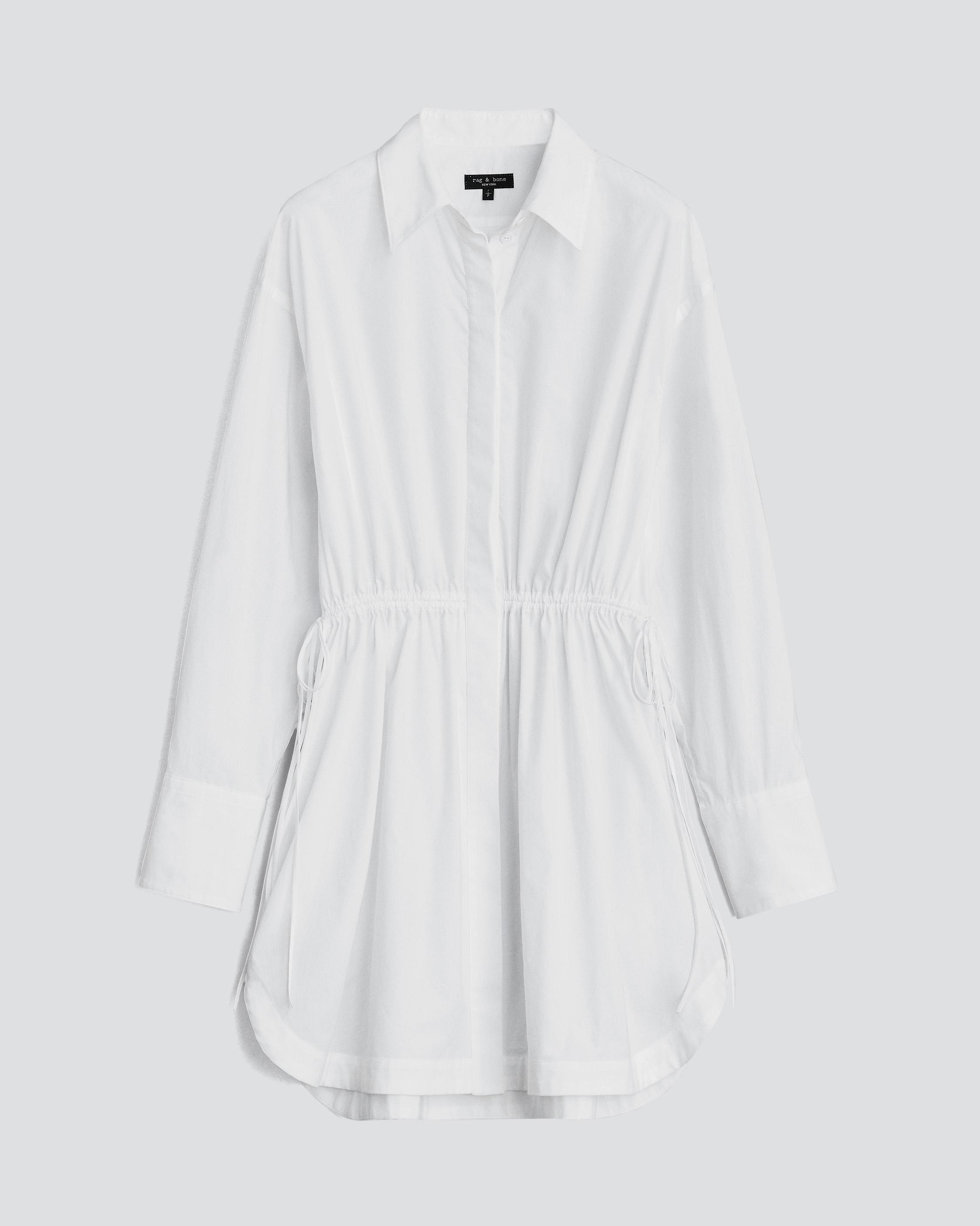 Fiona Mini Shirt Dress
Cotton Poplin Dress - 1