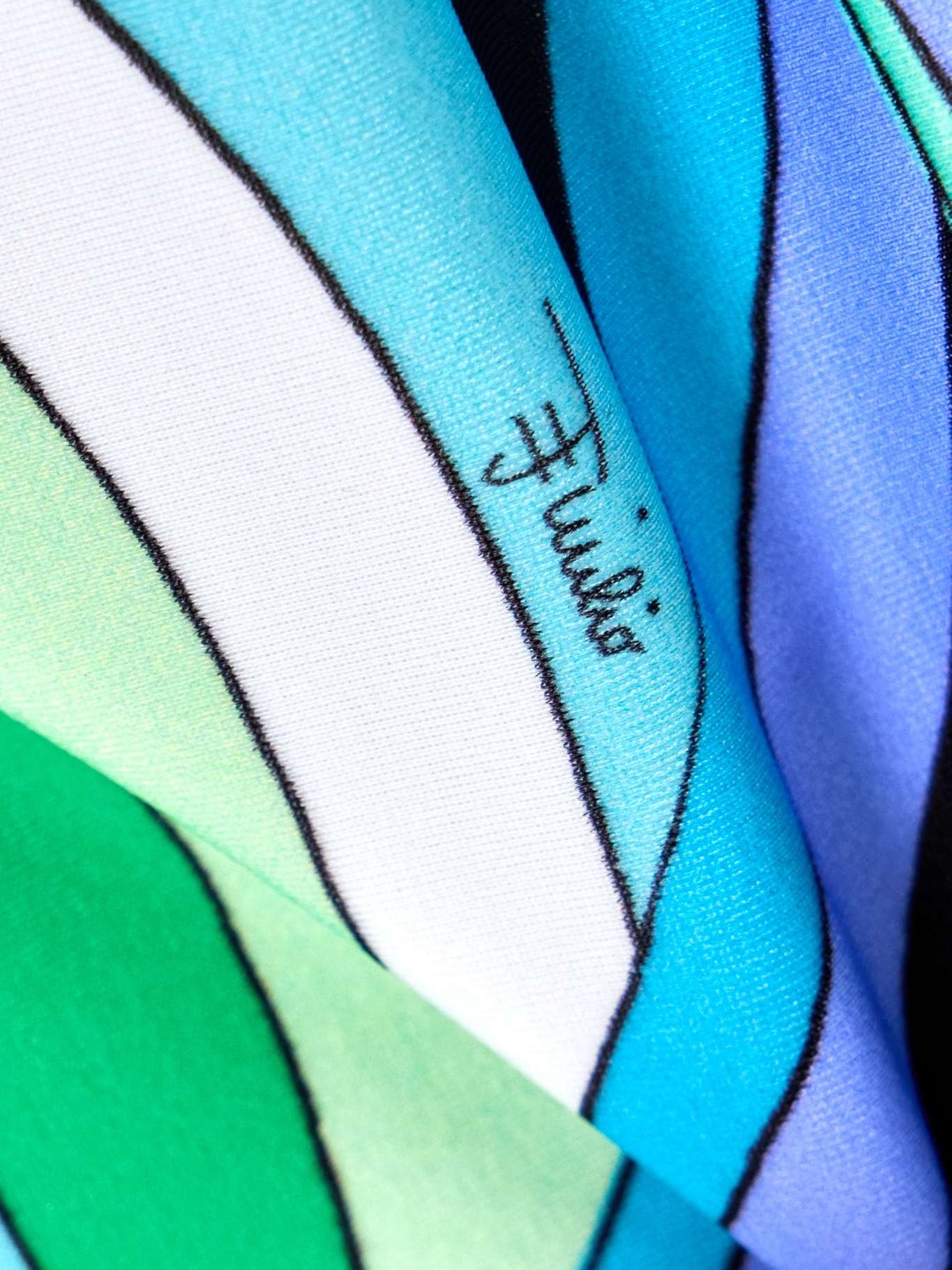 Iride printed swimsuit Blue - 2