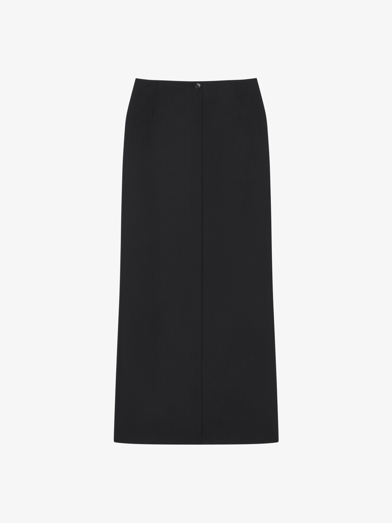 SKIRT IN WOOL AND MOHAIR - 1
