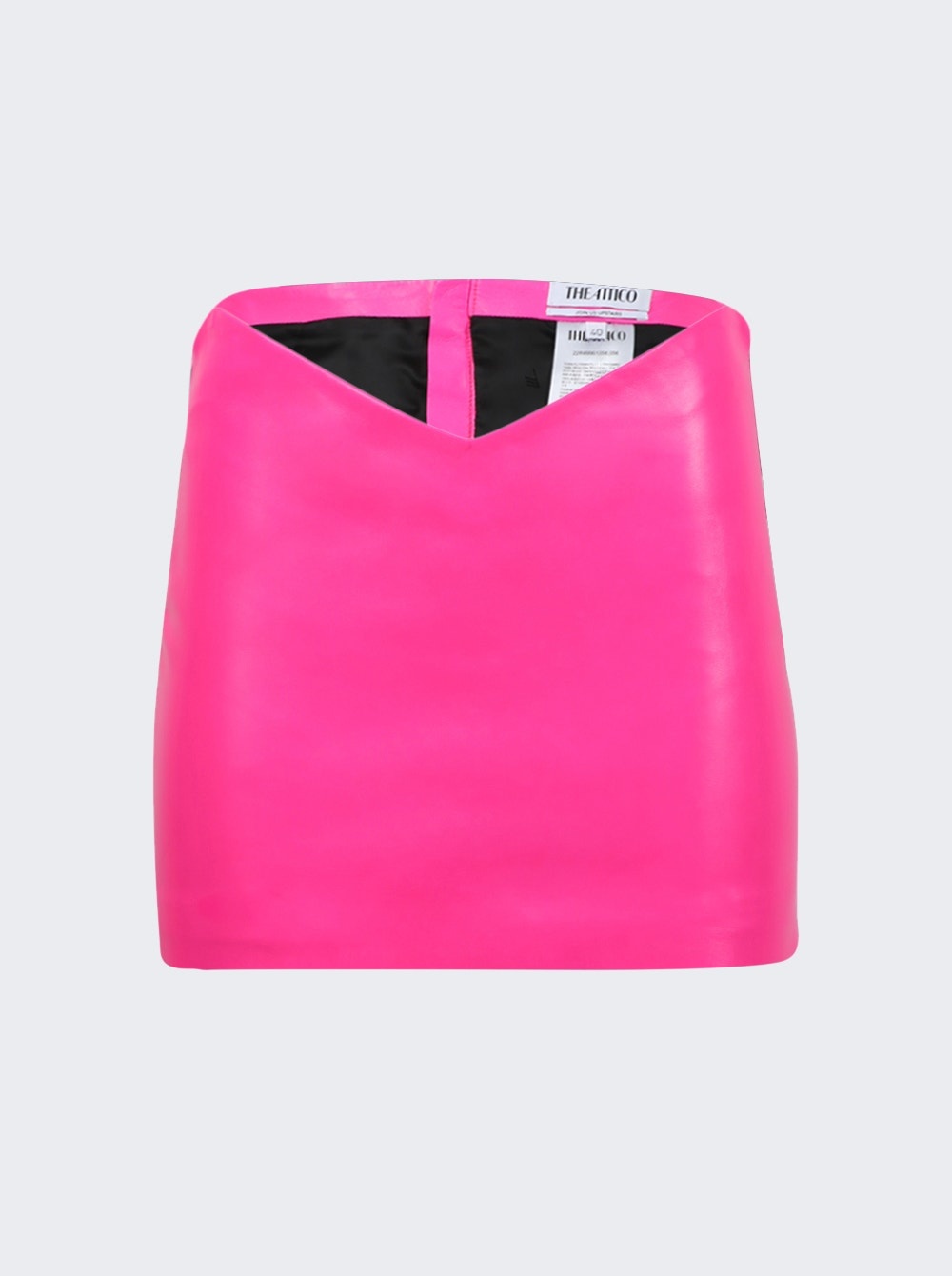 Lea Mini Skirt Neon Fuchsia Pink - 1