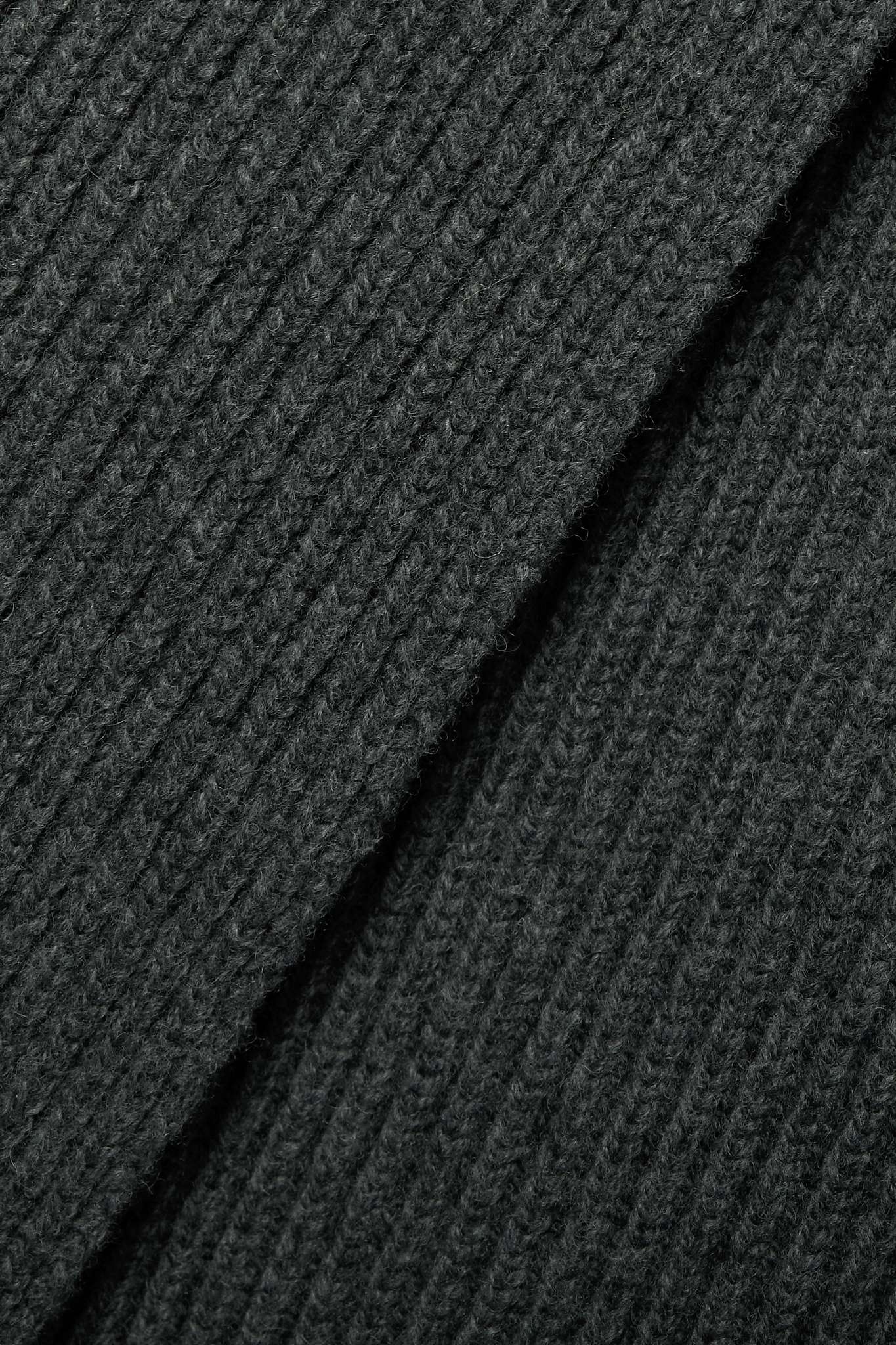 Ribbed wool and cashmere-blend cardigan - 4